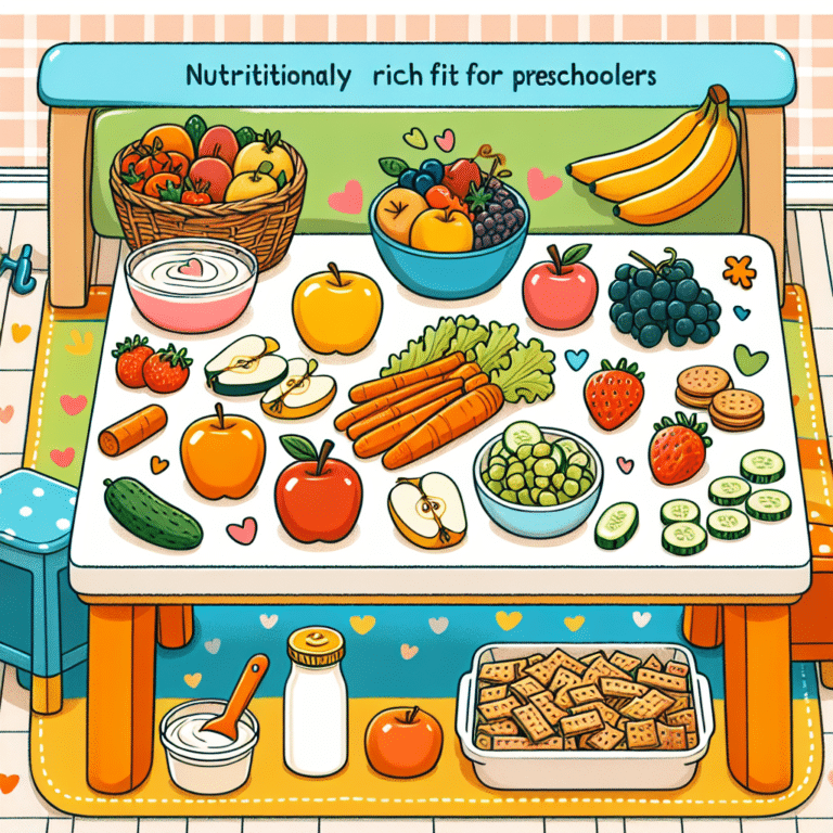 Healthy Snack Ideas for Preschoolers