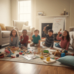 indoor scavenger hunt homeschool