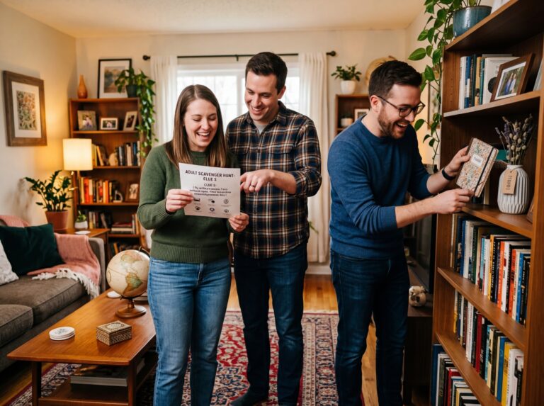 indoor scavenger hunt for adults